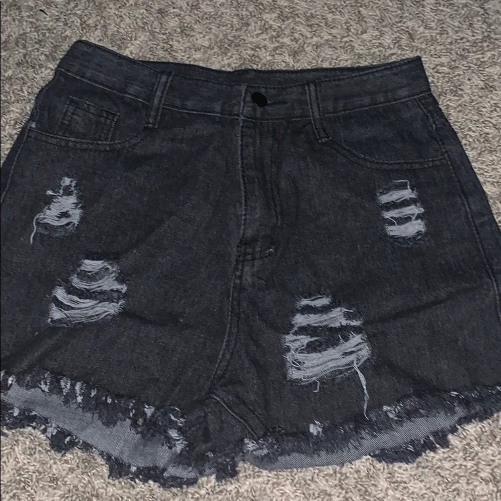 black holy mom shorts.